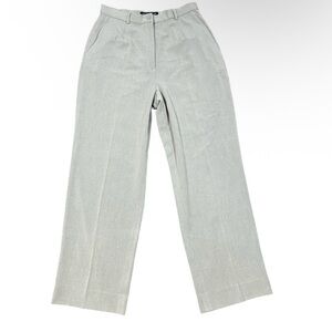 Dialogue Gray Stretch Dress Pants Straight Leg Size 12 Officewear Capsule Staple